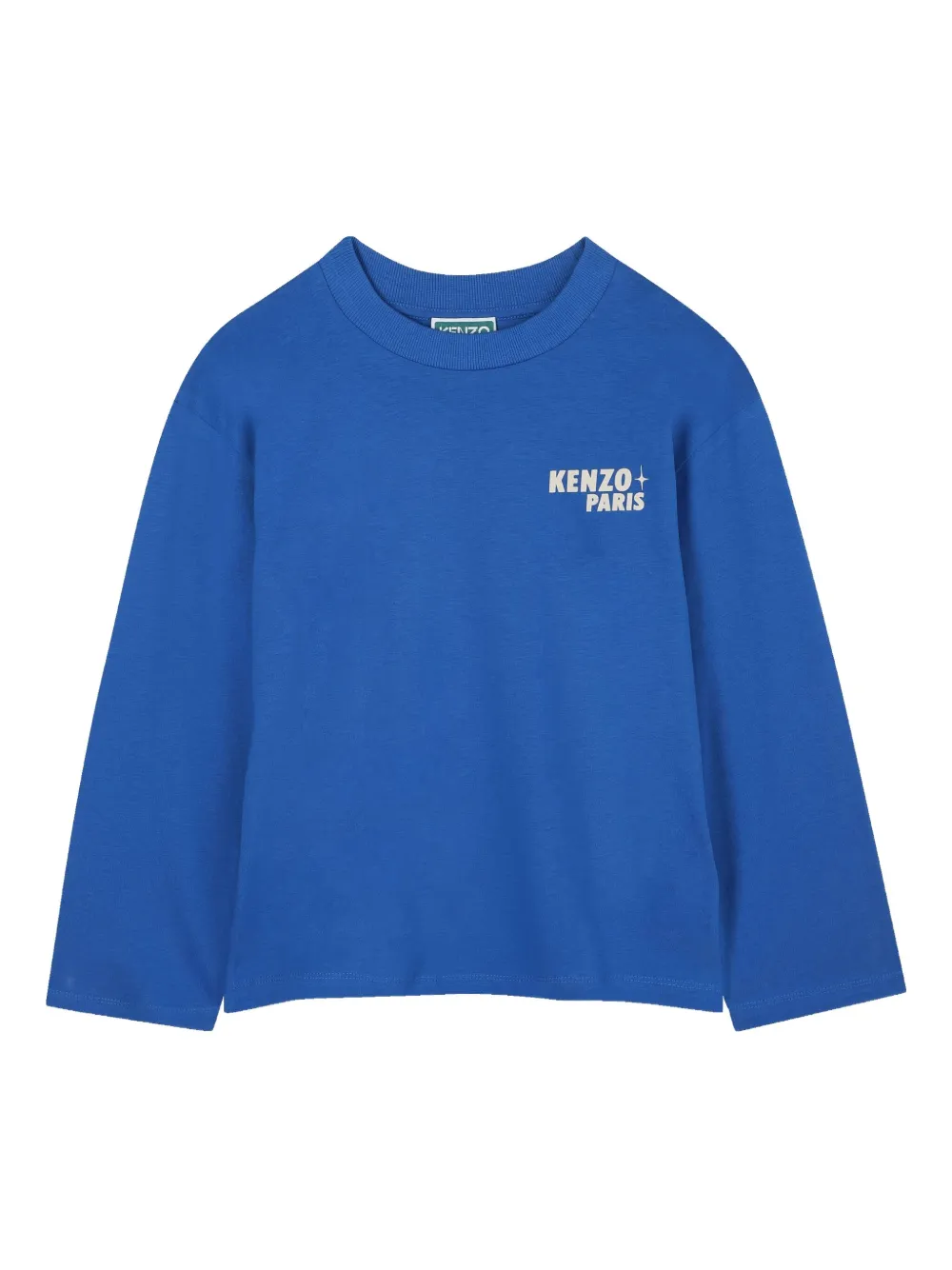 

Лонгслив с графичным принтом Kenzo Kids, синий