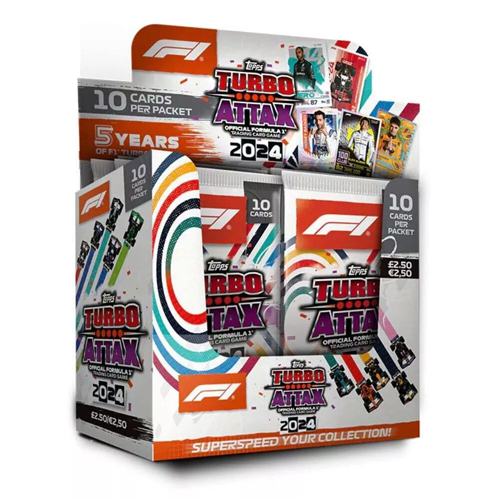 

Карточная игра F1 Turbo Attax 2024 Card Packets Booster Box