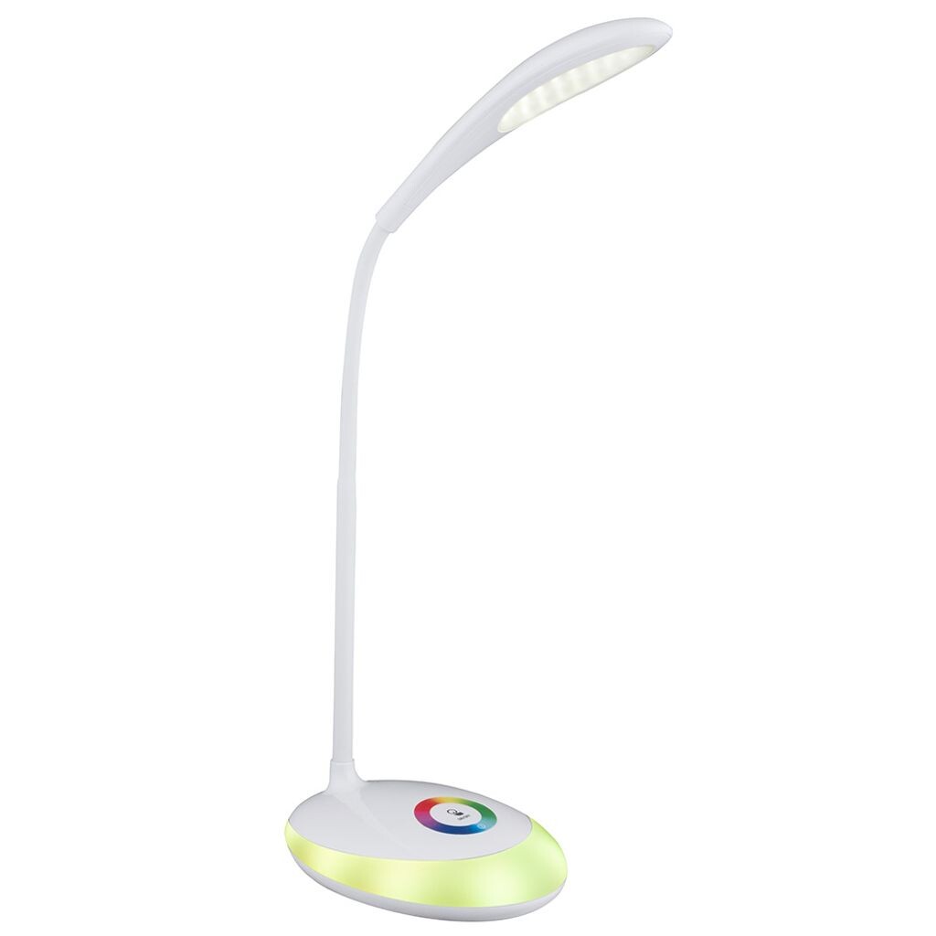 

Светодиодная настольная лампа RGB, подвижное пятно, сенсорный диммер, В 48 см Globo Lighting, белый