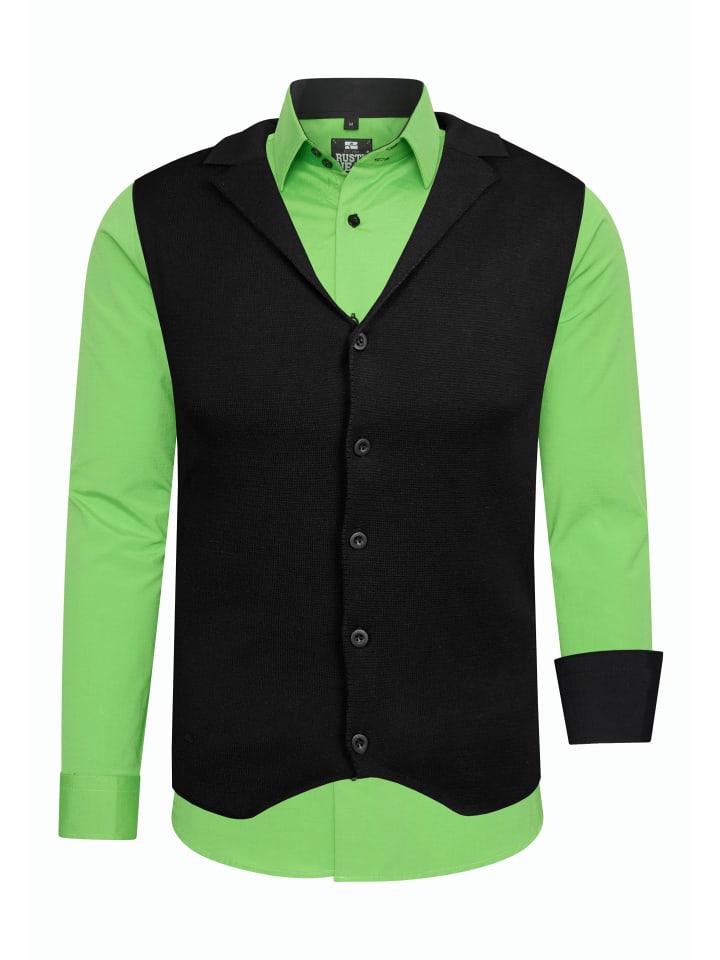 

Rusty Neal Комплект из рубашки и жилета (2 шт.) зеленого цвета