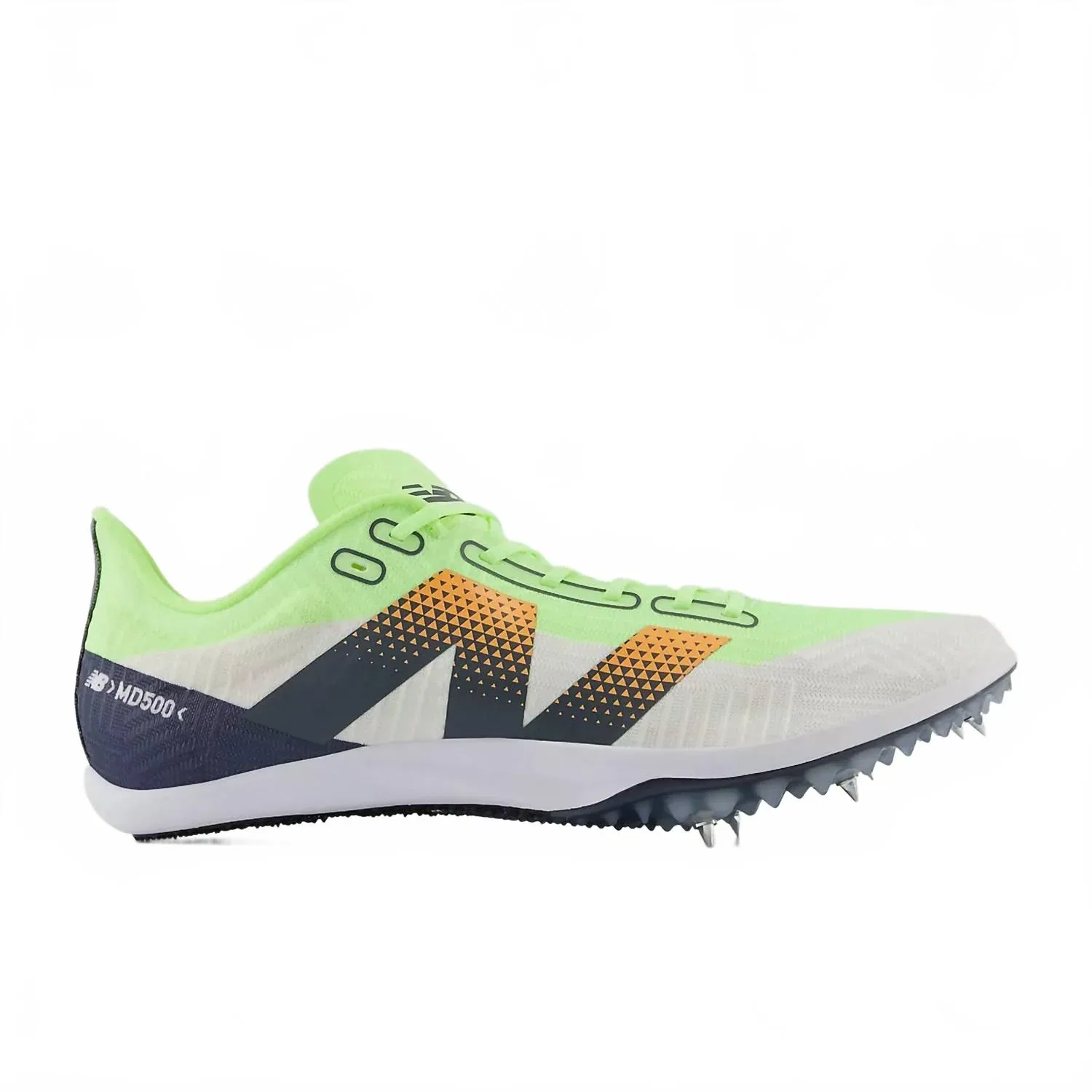 New Balance Мужские кроссовки Fuelcell MD500 V9 ​​Track Shoes зелено-серого цвета