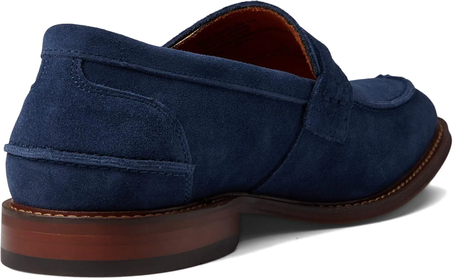 Мужские туфли Stacy Adams Marlowe Penny, Navy Velour — фото 4