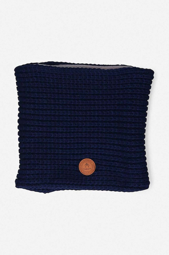 

Комбинированный шарф Vegan Cabaia, темно-синий