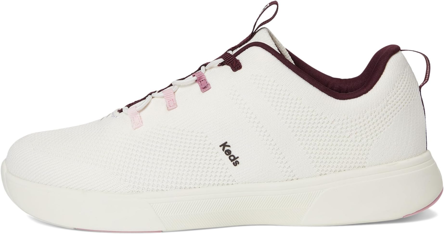 Кроссовки Keds BlissWalk Slip-On, Snow White/Pink/Mauve Eng Knit — фото 4