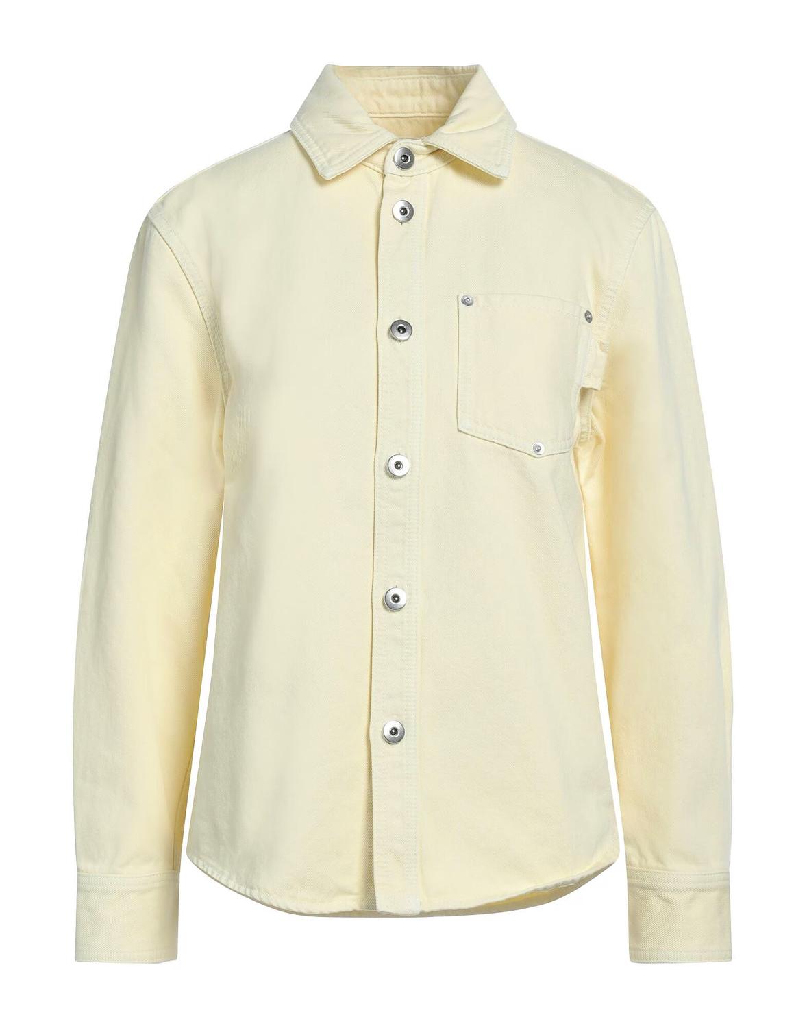 

Джинсовая рубашка Bottega Veneta, пастельно-желтый