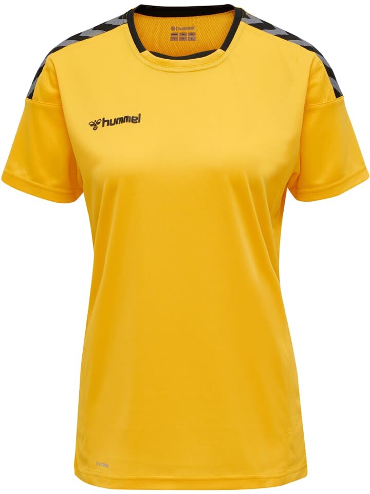 

Функциональная рубашка Hummel T-Shirt S/S Hmlauthentic Multisport Damen, цвет SPORTS YELLOW/BLACK