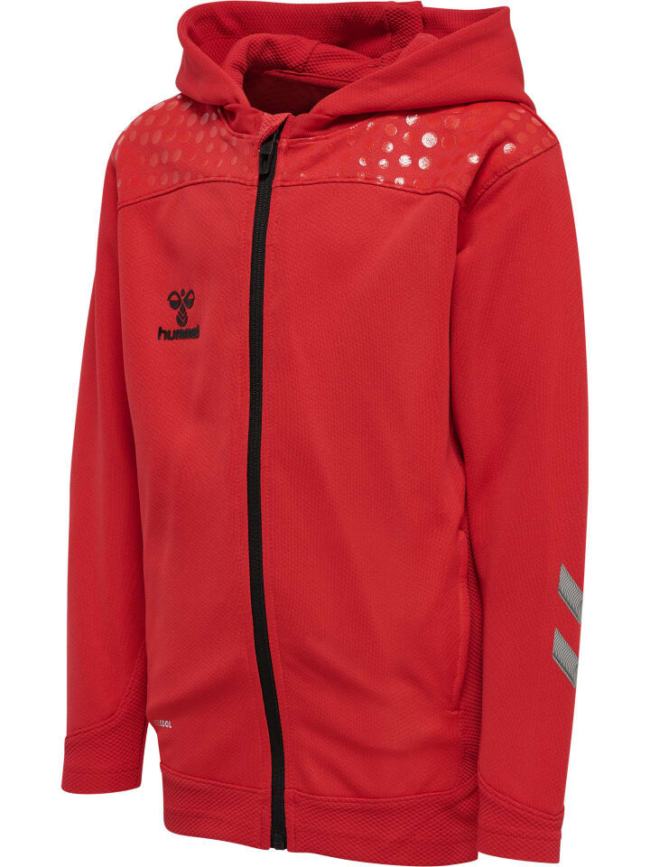 Худи Hummel Reißverschluss Hmllead Fußball Kinder, цвет true red — фото 4