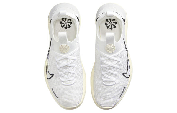 Кроссовки (WMNS) Nike Free RN NN Road Running Shoes 'White Coconut Milk Photon Dust Black', белый — фото 4