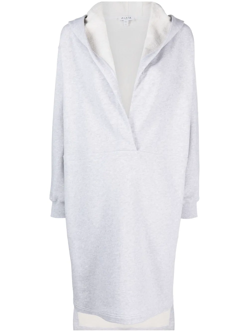 

Платье с капюшоном Alaïa, серый