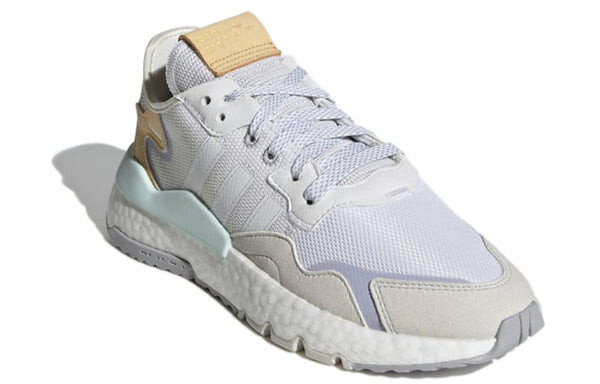 Кроссовки оригинальные nite jogger Adidas, белый — фото 3