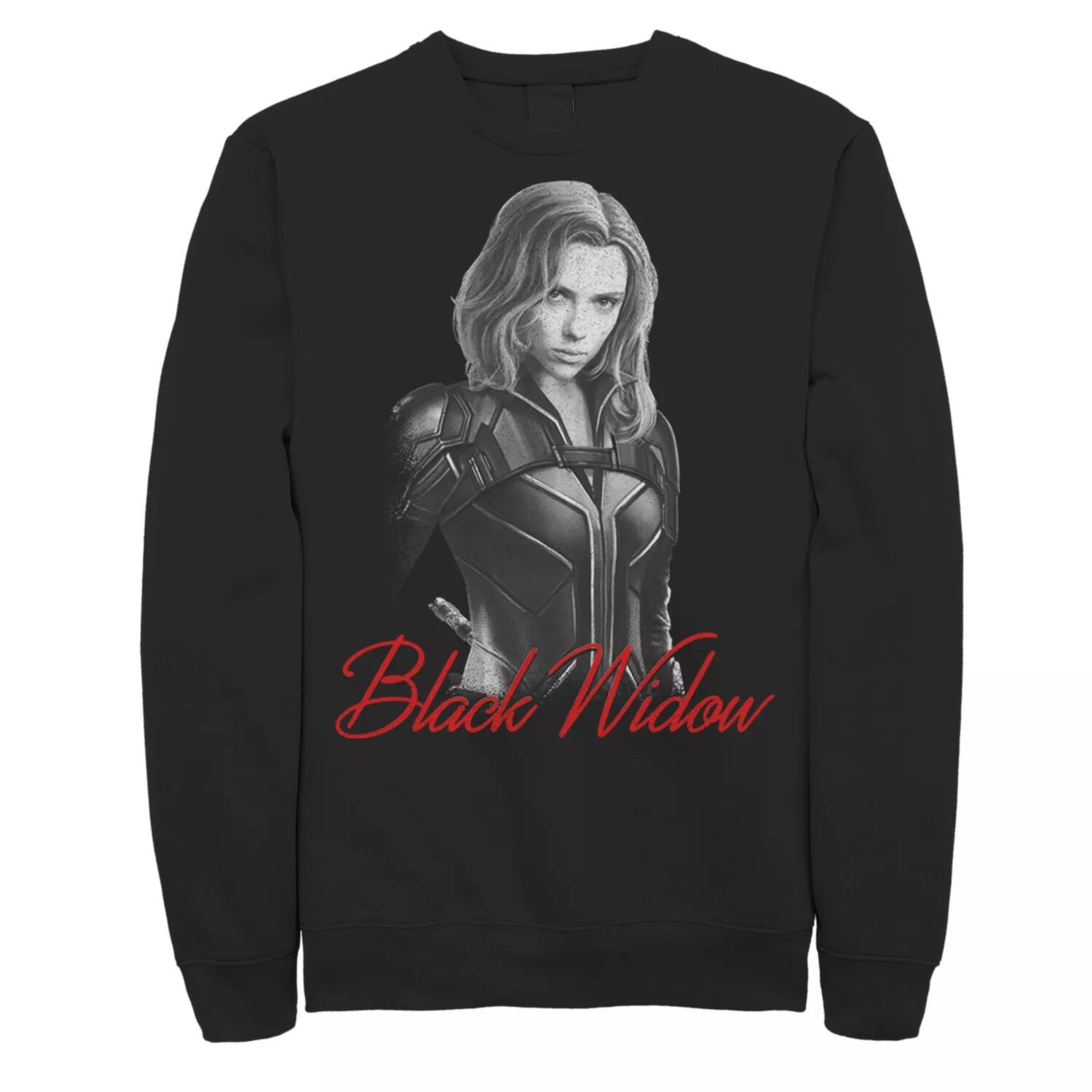 

Мужская однотонная толстовка Marvel Black Widow Licensed Character