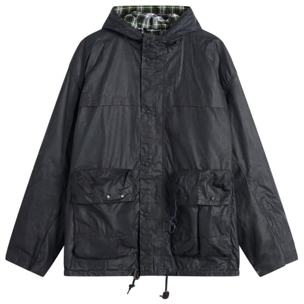 

Heritage+ модифицированная куртка из даремского воска Barbour, синий