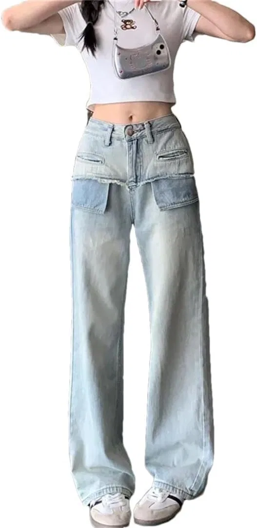 Джинсы Baggy Loose Straight, синий 52441