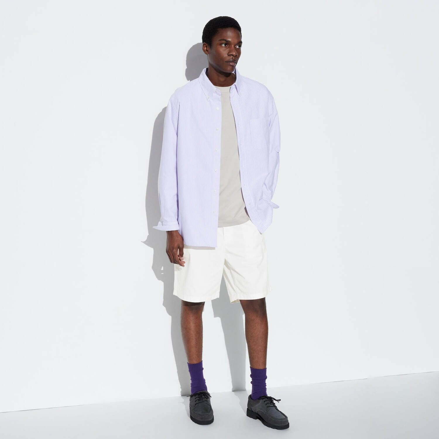 

Шорты-чиносы Uniqlo свободного кроя, белый