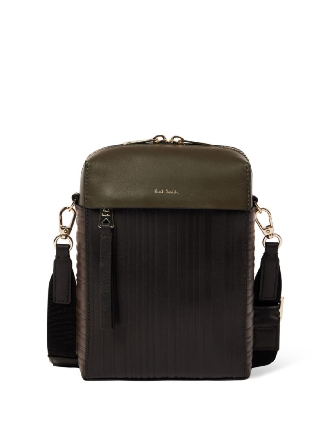 

Paul Smith сумка-мессенджер с логотипом, зеленый