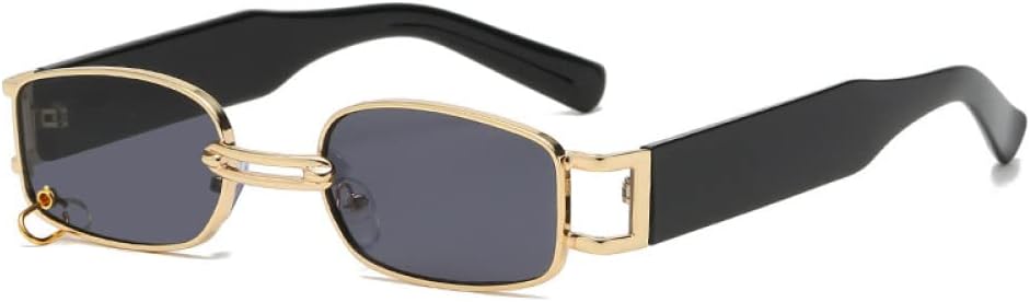 

Винтажные черные квадратные солнцезащитные очки для женщин, люксовый бренд, маленькие прямоугольные солнцезащитные очки для мужчин и женщин, градиентные, с прозрачным зеркалом MUTYNE, C5