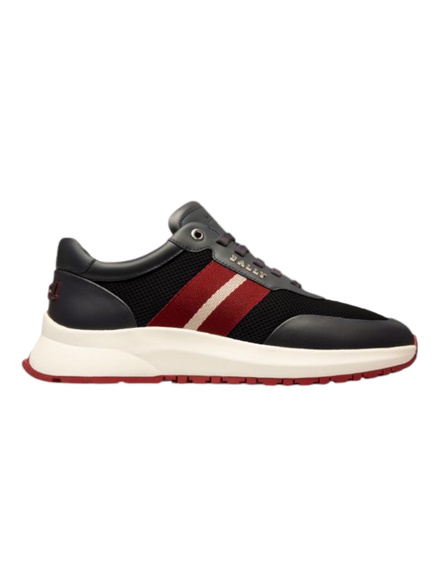 

Bally Daryn-T 6300449 Мужские черные кроссовки из сетки и кожи