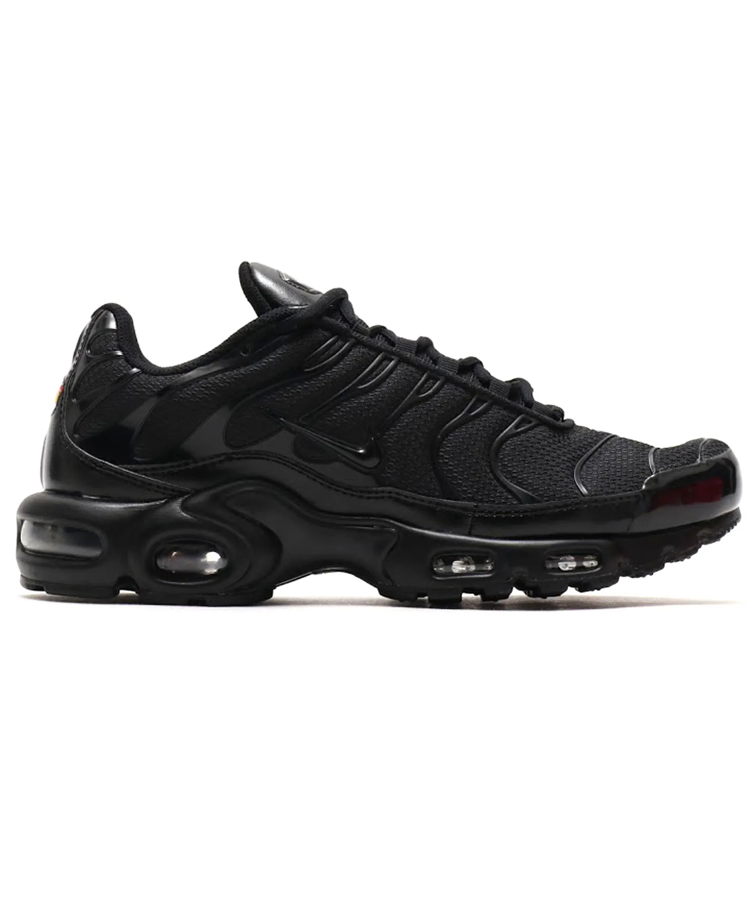 Мужские кроссовки с технологией Air-Sole NIKE AIR MAX PLUS чёрные — фото 2
