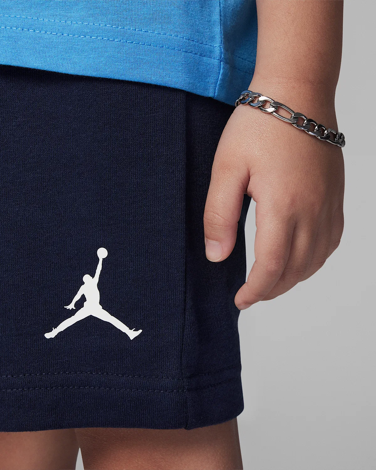Детский набор из шорт и топа Jumbo Jumpman 2-Piece Jordan, Midnight Navy — фото 4