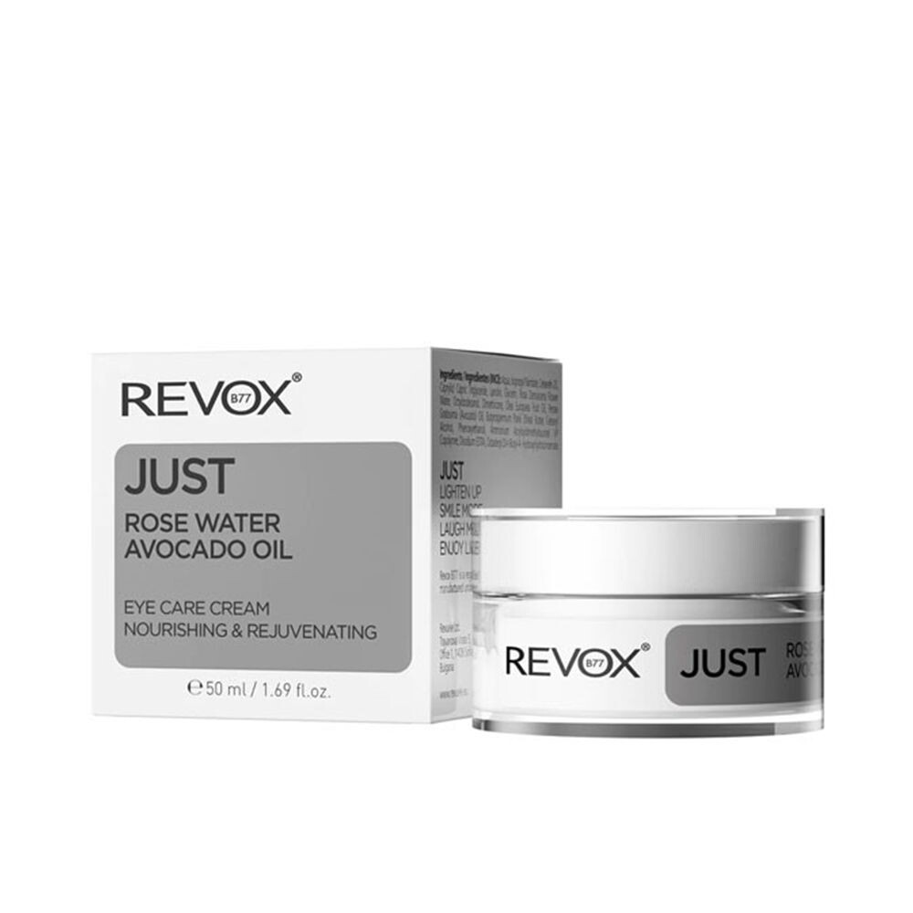 

Контур вокруг глаз Just rose water avocado oil cream Revox, 50 мл