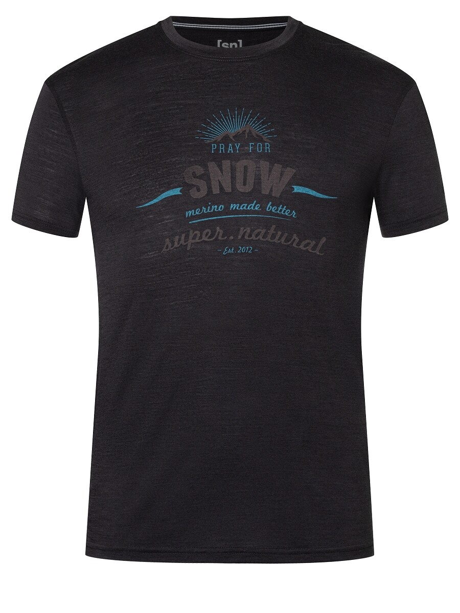 

Рубашка super.natural Merino Funktionsshirt, черный