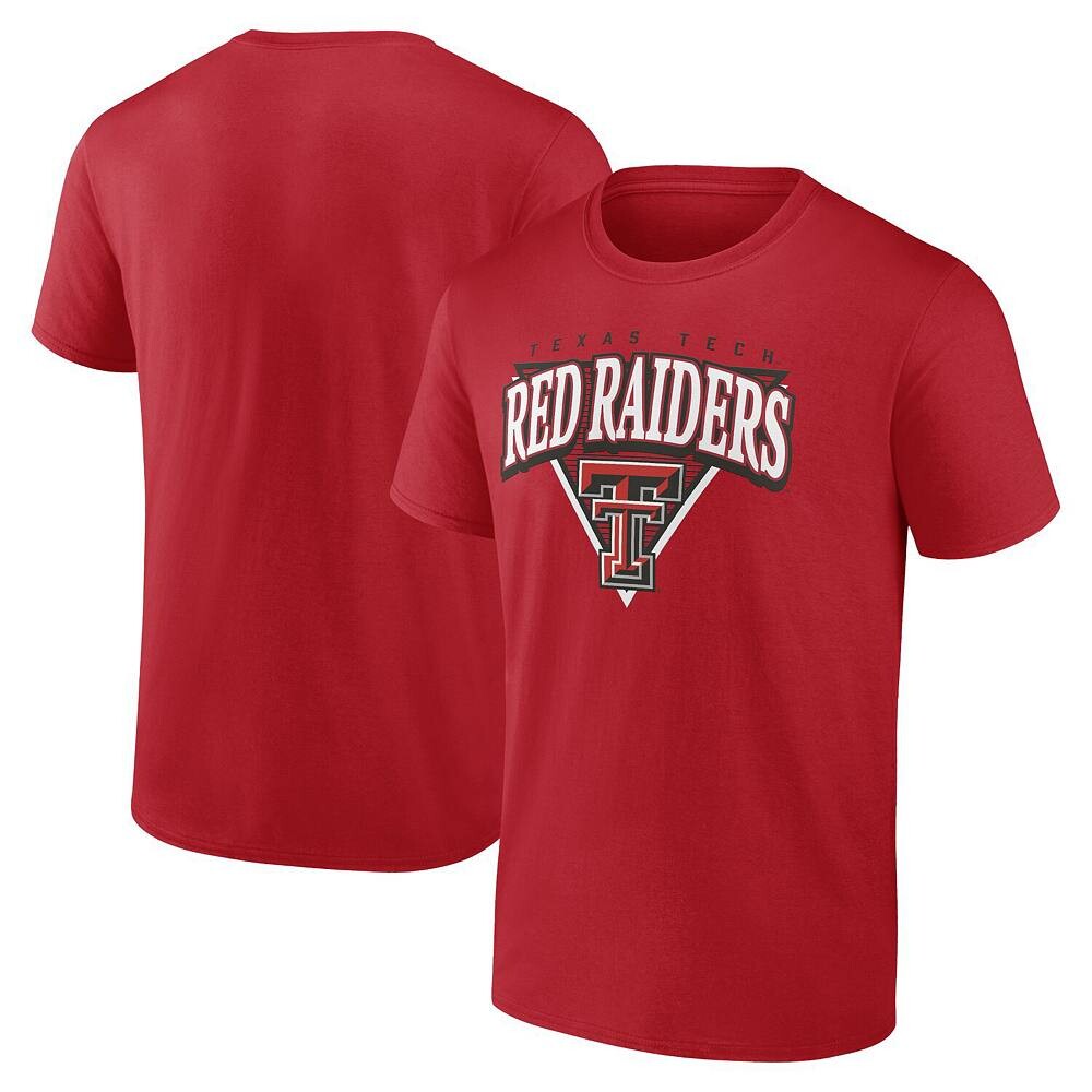 

Мужская футболка Fanatics Red Texas Tech Red Raiders Modern Tri Fanatics Brands - White Label, цвет Txt Red