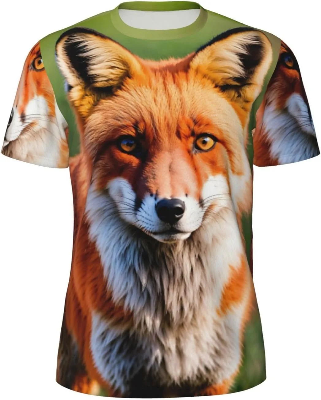 

Футболка мужская с принтом Fox Print для спорта и повседневной носки LIXLZH