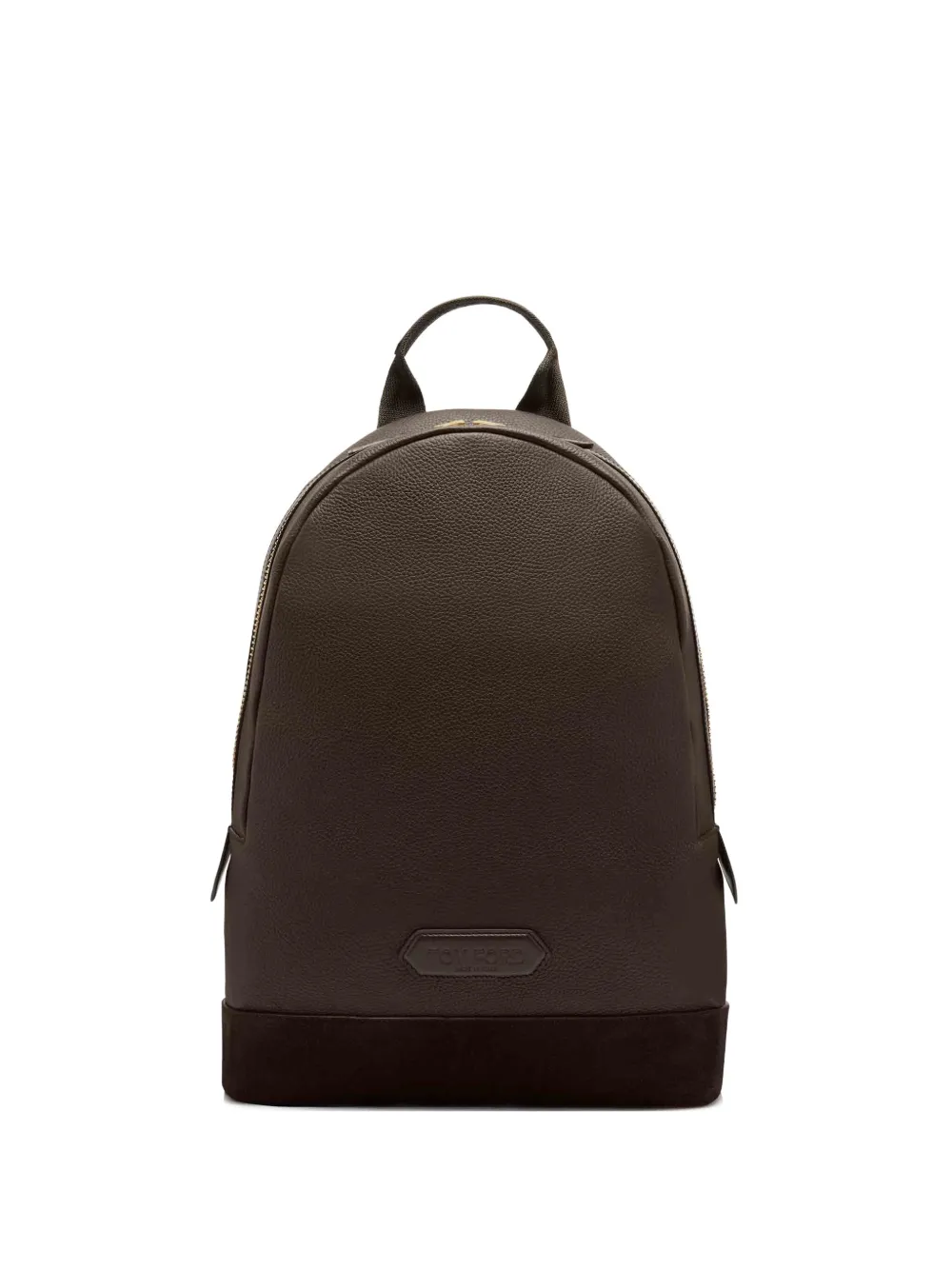 

Рюкзак с нашивкой-логотипом Tom Ford, коричневый
