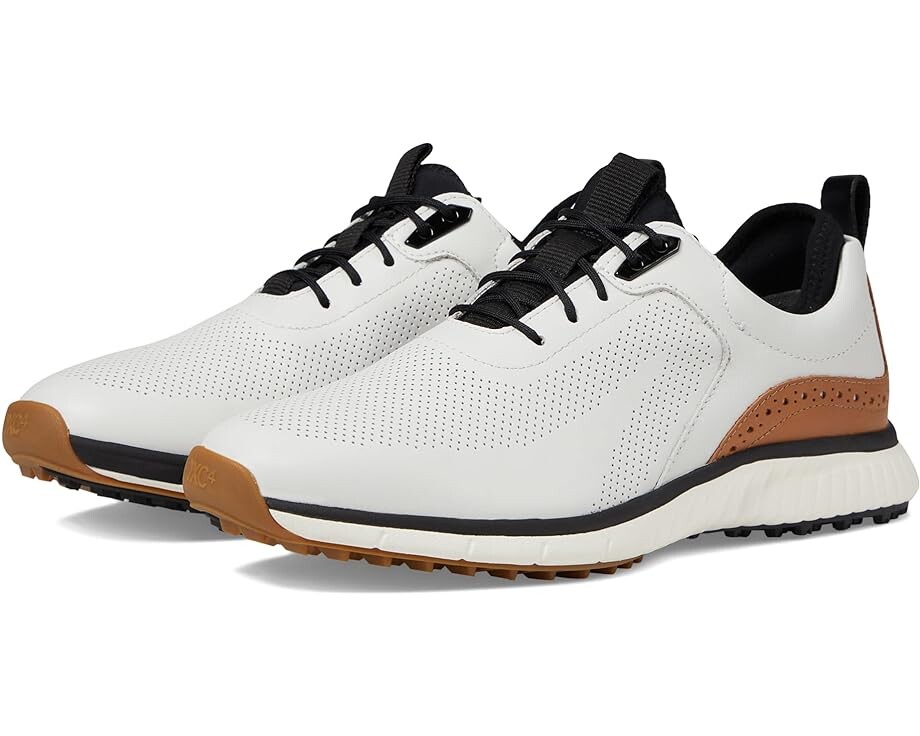 

Кроссовки Johnston & Murphy Waterproof XC4 Golf H1-Luxe Hybrid Sneaker, цвет White Waterproof Full Grain