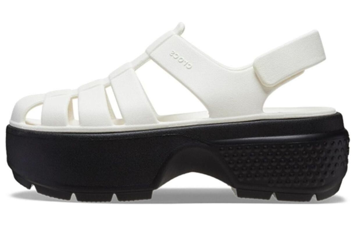 Женские пляжные сандалии Crocs, Chalk color
