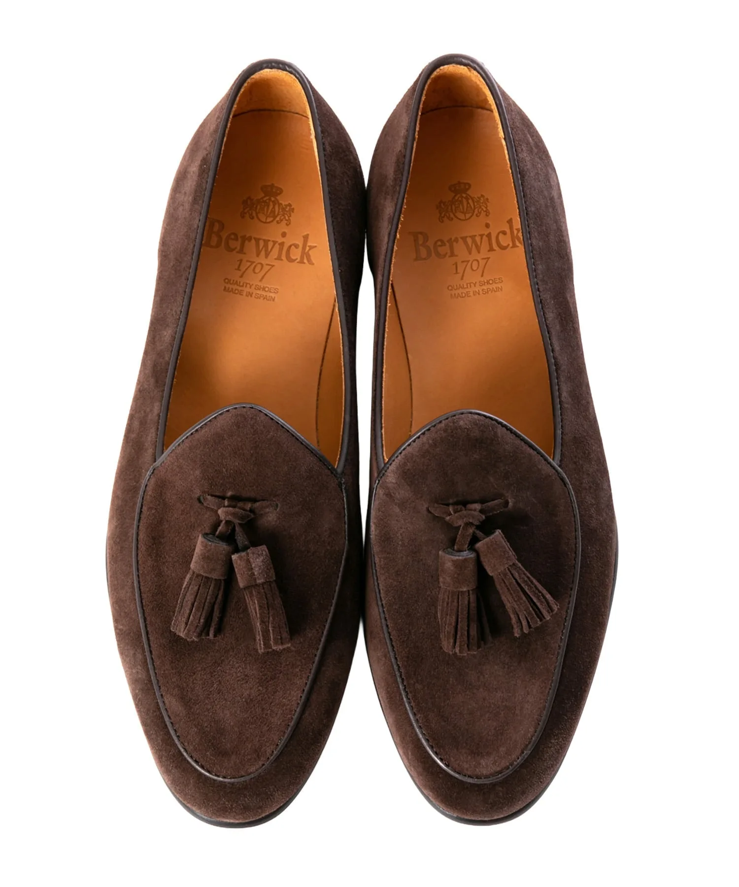 Лоферы с кисточками Berwick1707, Dark Brown — фото 3
