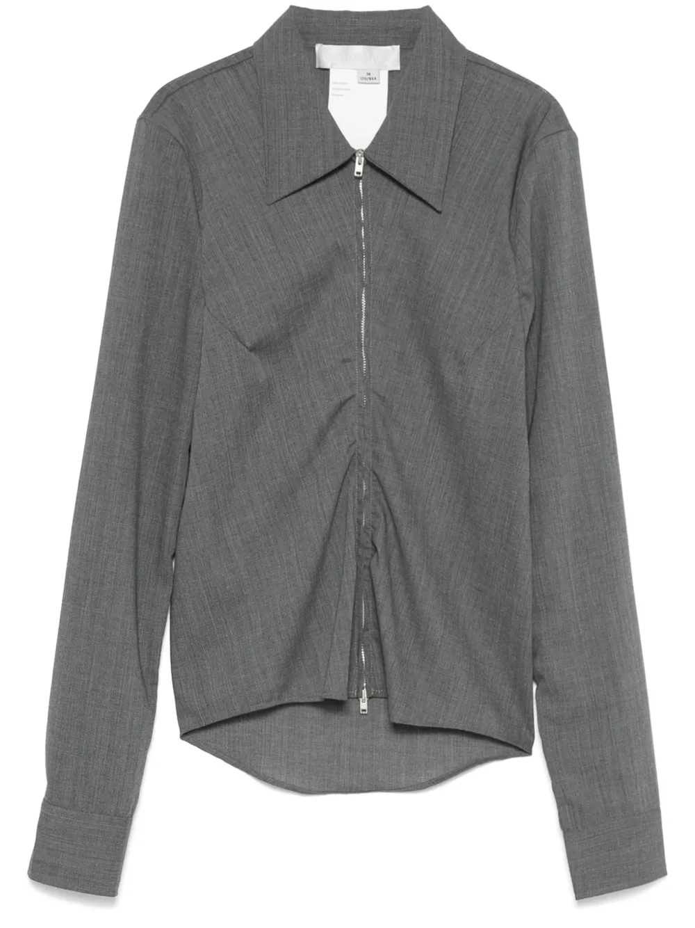 

Рубашка Slim Zip OUR LEGACY, серый