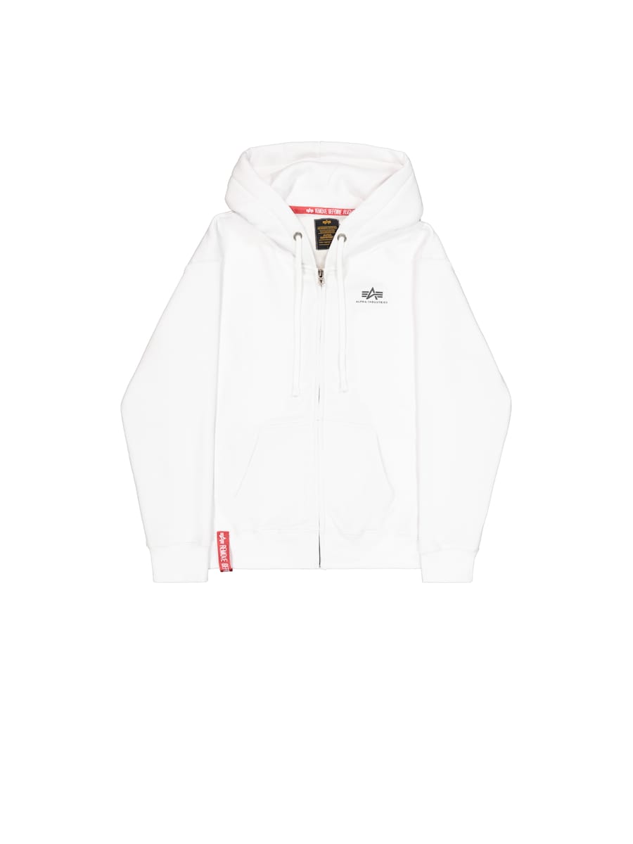 

Толстовка с капюшоном на молнии ALPHA INDUSTRIES Basic Zip SL, белый