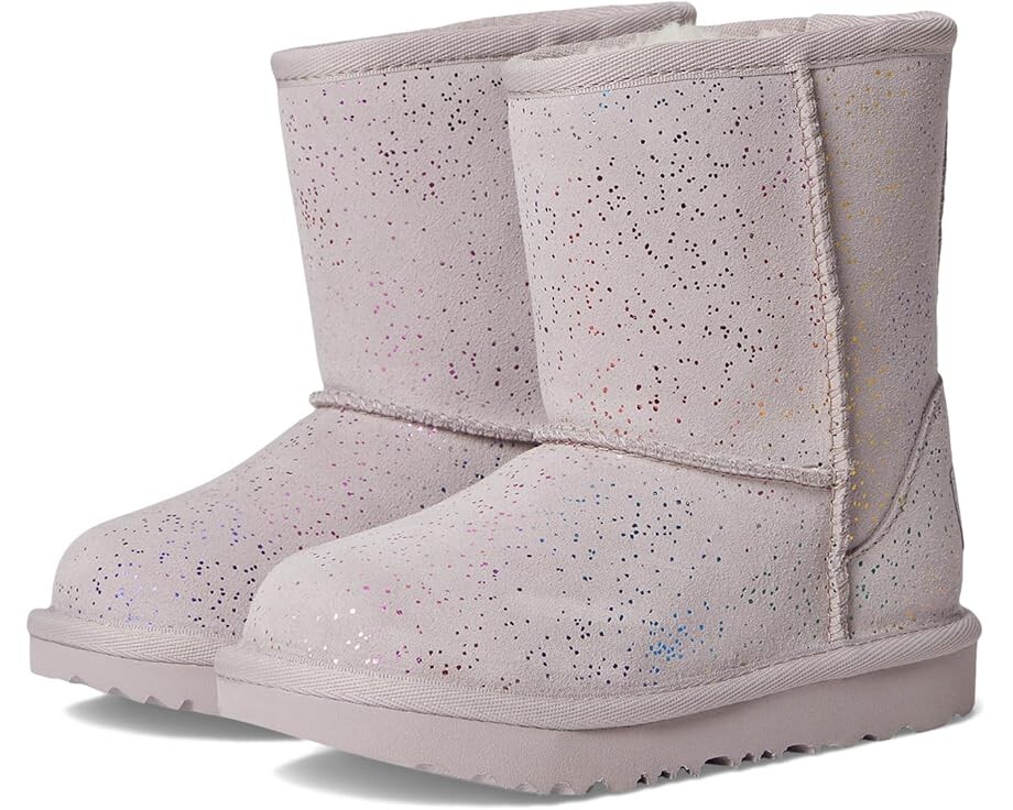 

Ботинки UGG Kids Classic II Shimmer Sky, цвет Pale Smoke/Rainbow Metallic