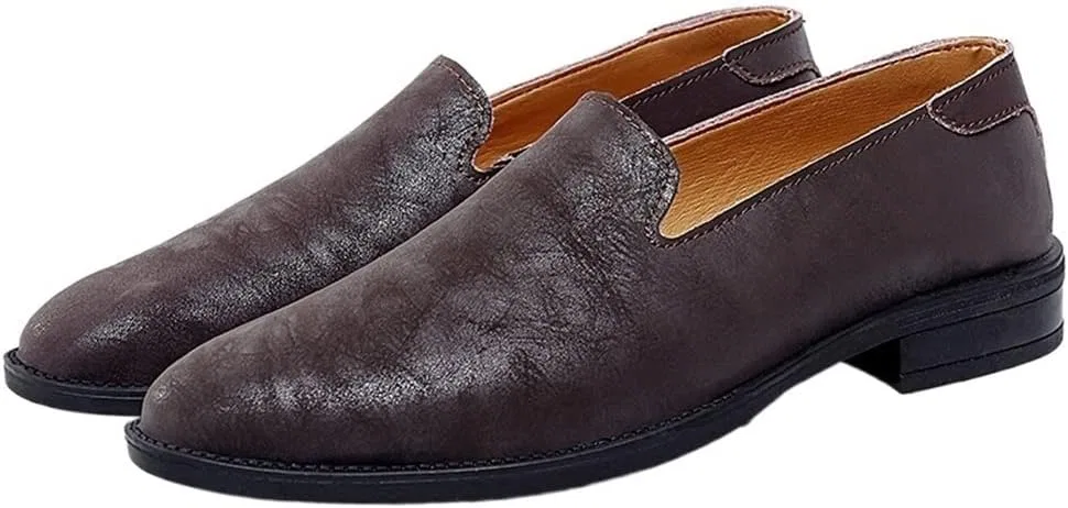 Мужские лоферы кожаные легкие повседневные, Brown SayfuR