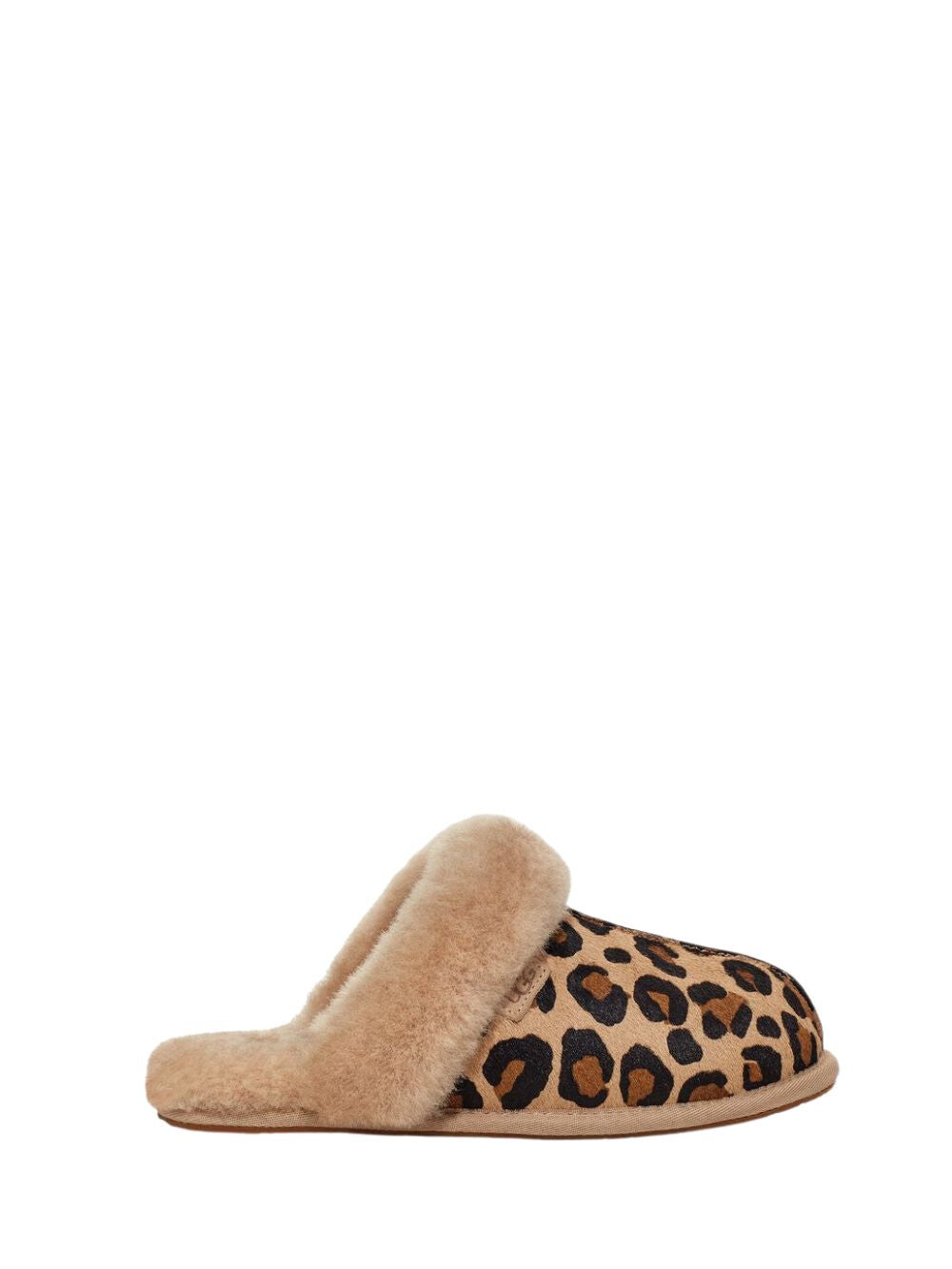

Женские тапочки с принтом animlier и подкладкой из овчины. Ugg