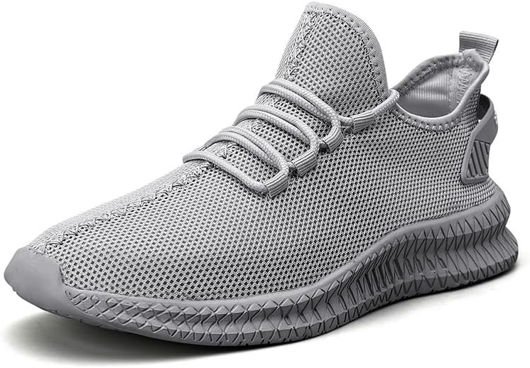 

MUGUOY 2022 Новая мужская обувь больших размеров, удобная ортопедическая обувь, ультралегкие дышащие кроссовки для ходьбы, нескользящие спортивные кроссовки, серый