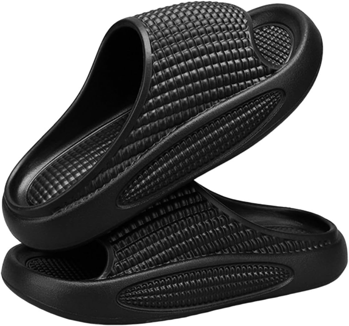 

Тапочки в форме кукурузы для женщин и мужчин, массажная утолщенная подошва, нескользящие, для душа, для ванной, супер мягкие, удобные домашние тапочки-облака для дома и улицы (44-45, желтые) Znel