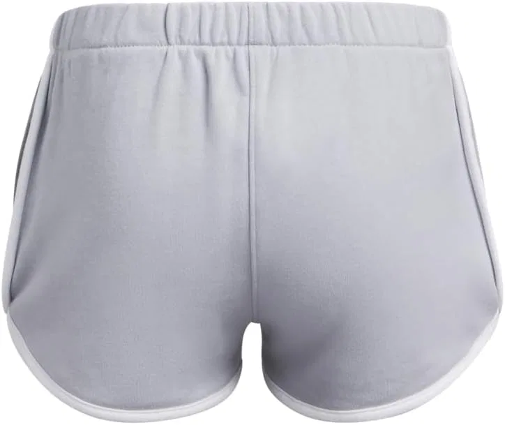 Шорты Under Armour Girls' Rival, (011) Mod Gray//White — фото 2
