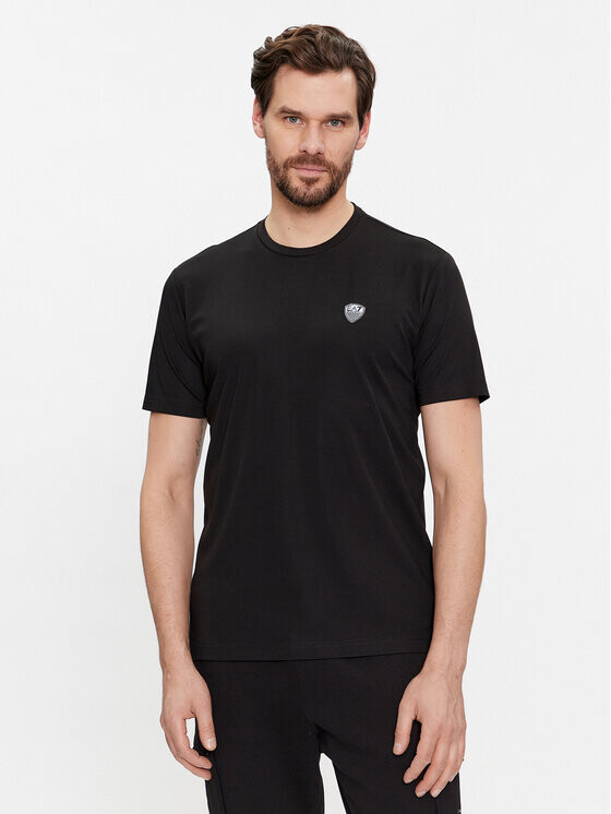 

Футболка стандартного кроя Ea7 Emporio Armani, черный