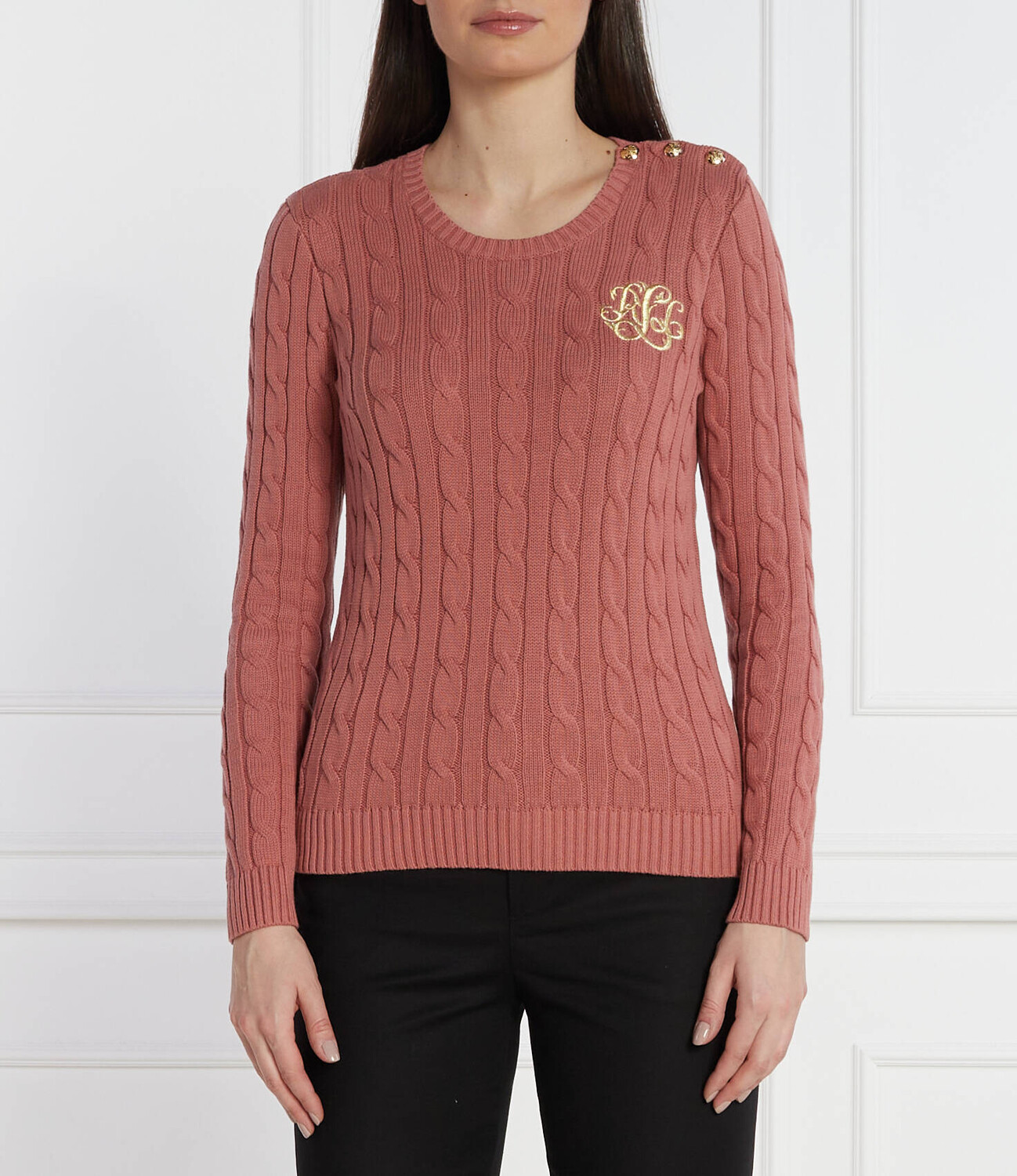 

Свитер LAUREN RALPH LAUREN Slim Fit, коралловый