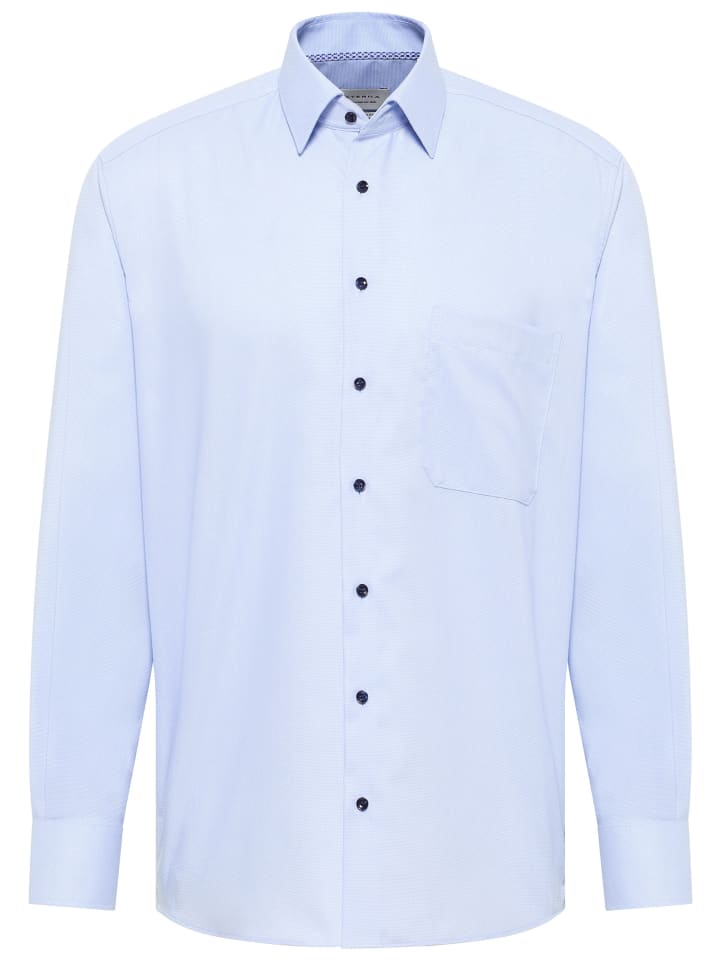 

Рубашка Eterna, светло-синий