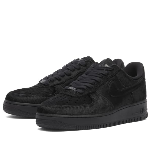 Air Force 1 '07, прическа "конский хвост" с кроссовками Nike, черный — фото 2