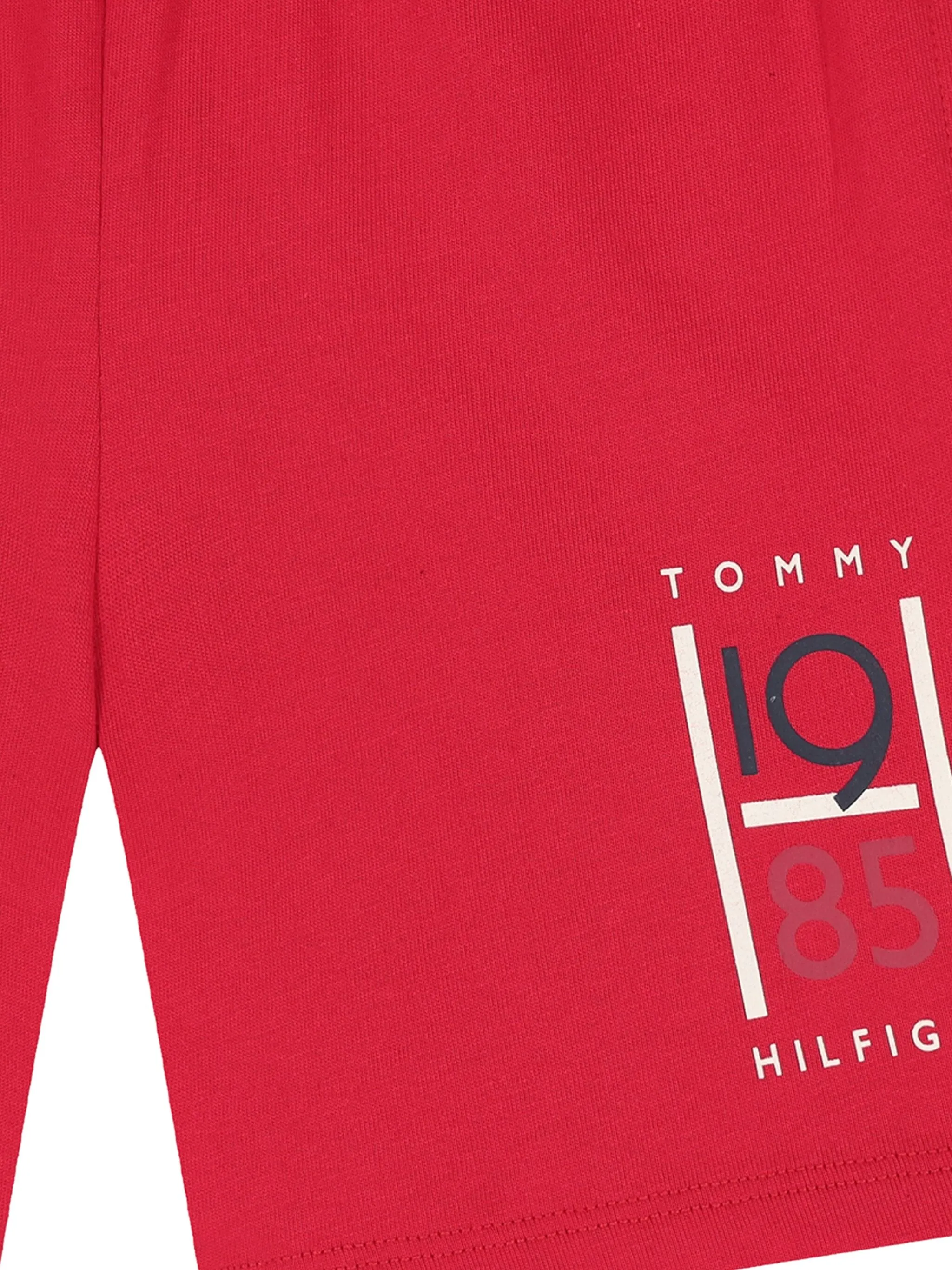 Шорты с логотипом Tommy Hilfiger Junior, красный — фото 3
