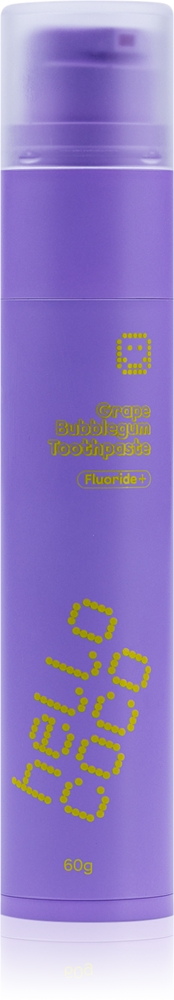 

Зубная паста со вкусом виноградной жевательной резинки Hello Coco, 60 гр