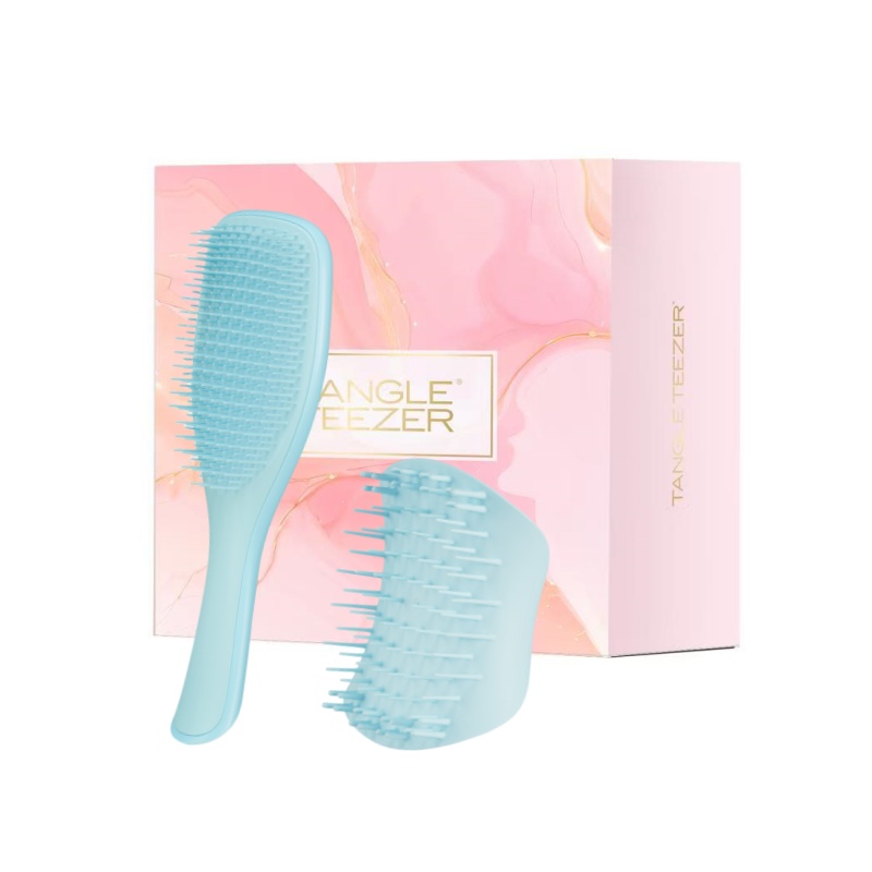 

Расческа Princess Comb портативная и легкая парикмахерский инструмент удобное взбивание без спутывания Tangle Teezer, светло-голубой