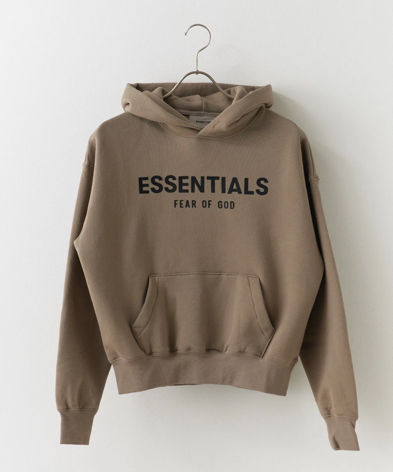 Пуловер-худи FOG ESSENTIALS Kids, хлопок 80%, полиэстер 20%, бежевый