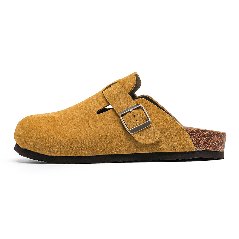 

Kaltendin Износостойкие нескользящие закрытые тапочки унисекс желтые, цвет Yellow