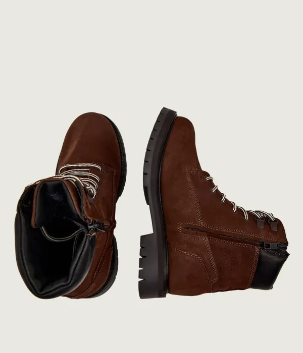 Высокие кожаные туфли FLEX Tommy Hilfiger, коричневый — фото 4