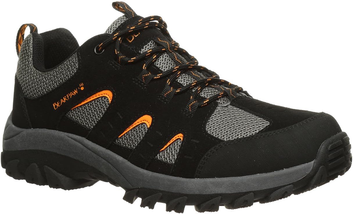 

Мужские ботинки BEARPAW Blaze разных цветов, Мужская обувь для улицы, Мужские походные ботинки, Удобные походные ботинки, черный/оранжевый